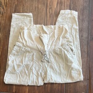 Old Navy Cream Maternity Pants